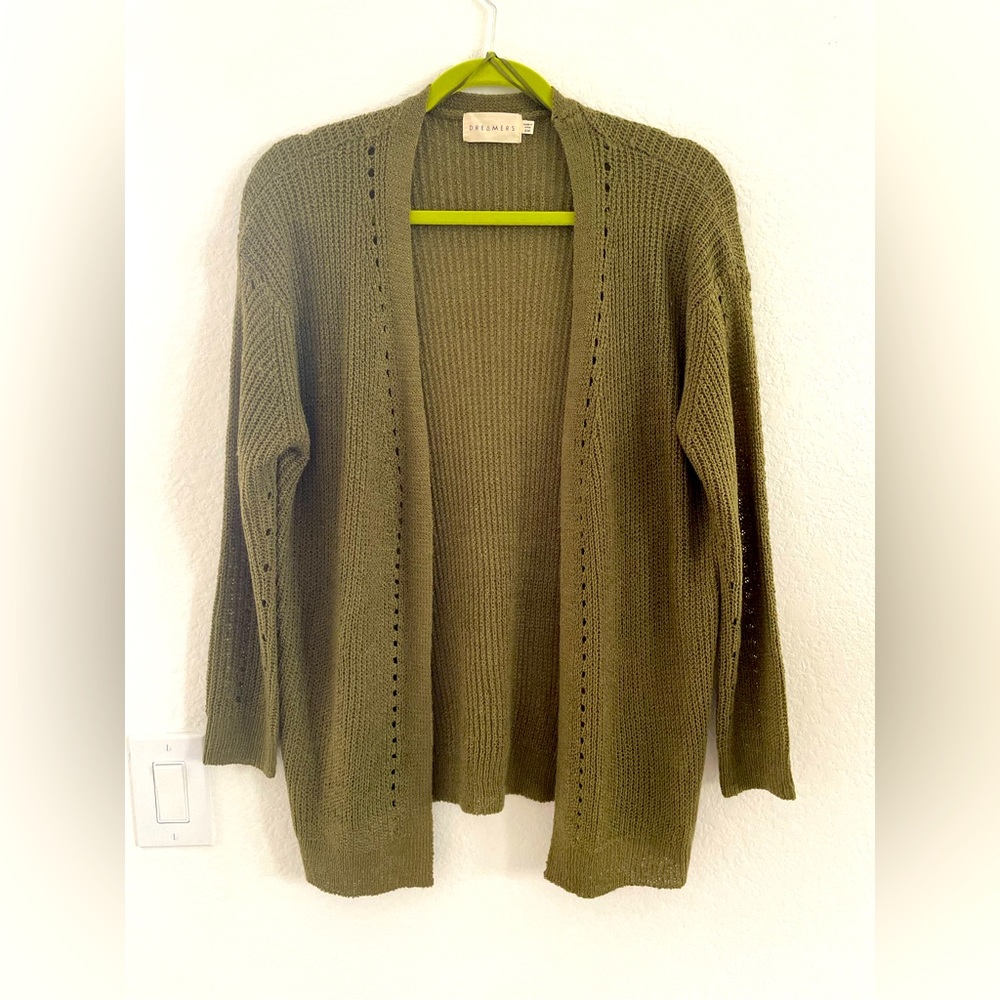 Women’s Green Cardigan